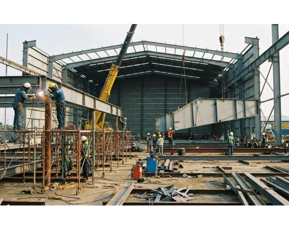 Изготовление ангаров из металлоконструкций